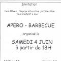 Apero/Barbecue Ecole Communale 2016