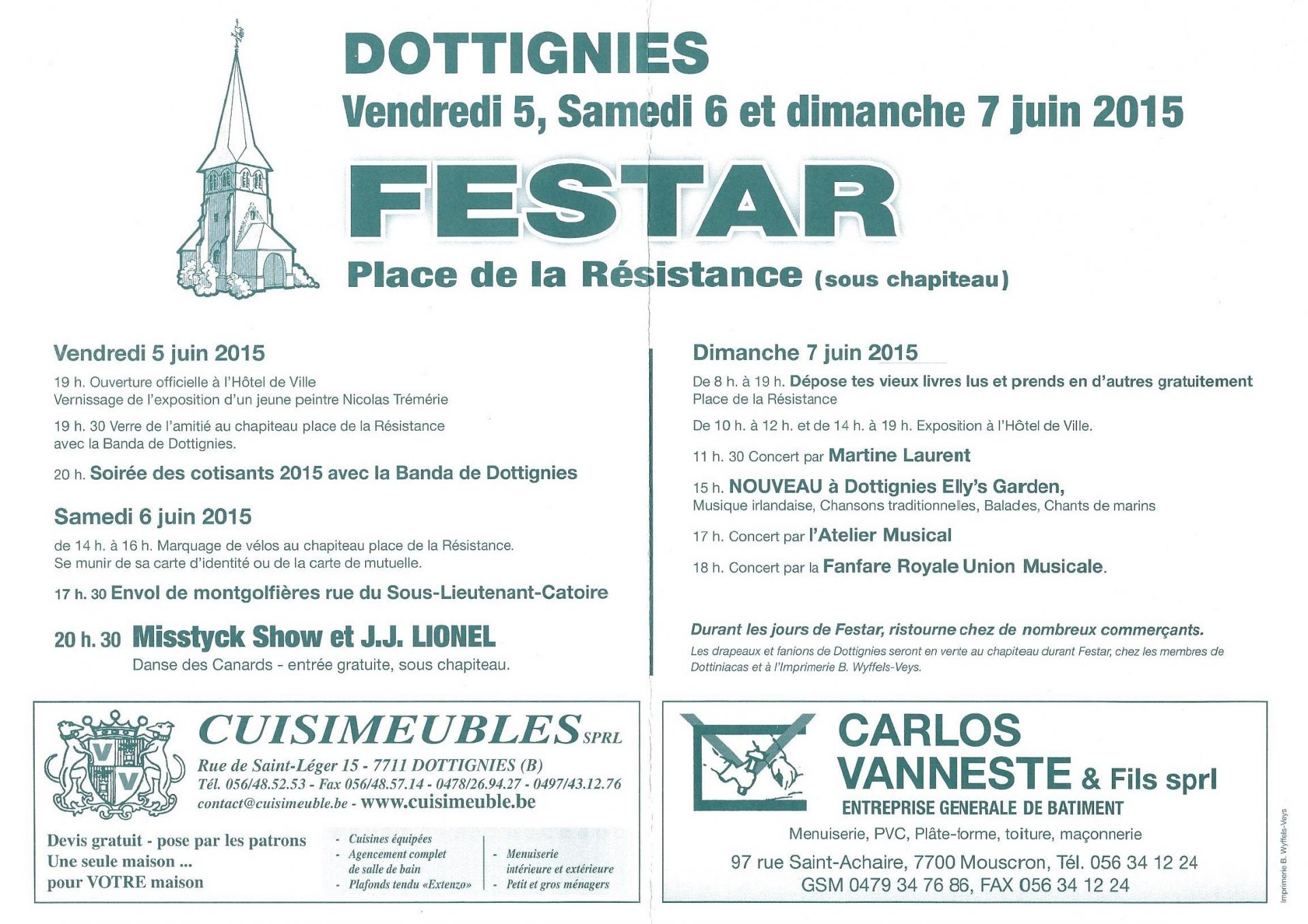 Festar - 2015 - Dottignies